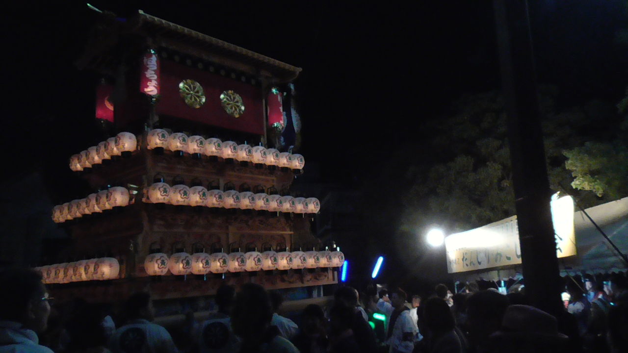 平成30年 西条祭り 伊曽乃神社祭礼 15日 風代の小部屋 仮