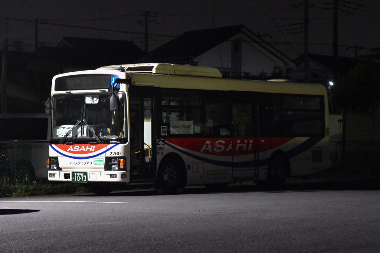 朝日自動車 群馬200か691(2260) : 群馬のバス撮影記