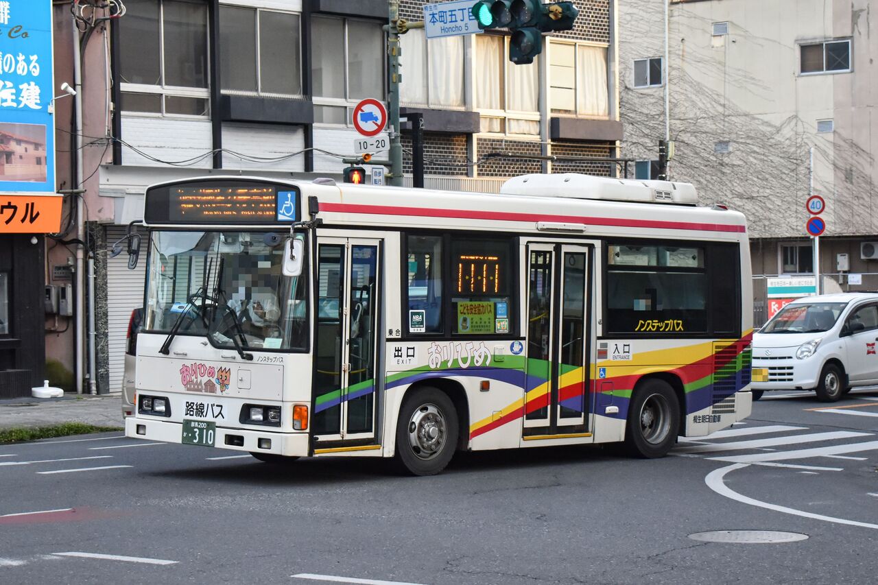 桐生朝日自動車 群馬200か310 : 群馬のバス撮影記