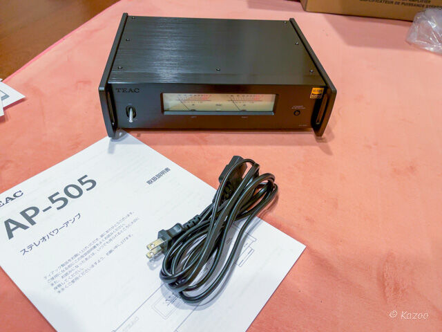 TEAC AP-505パワーアンプ着弾! : ご機嫌なひととき JK1UVC TEAC AP-505パワーアンプ着弾! : ご機嫌なひととき JK1UVC