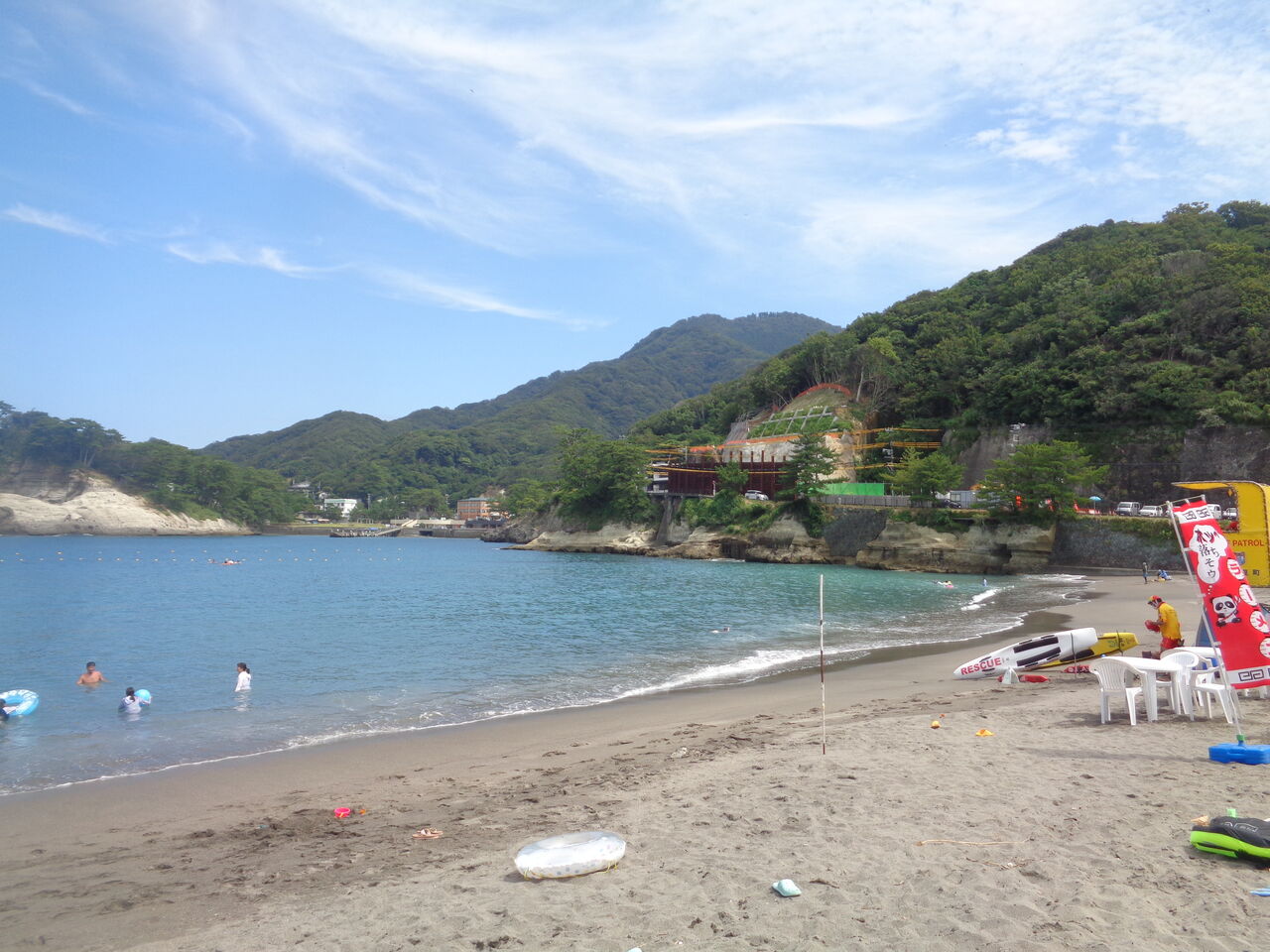 西伊豆町 乗浜海水浴場 まんまるblogの食べて遊んでパワーアップ