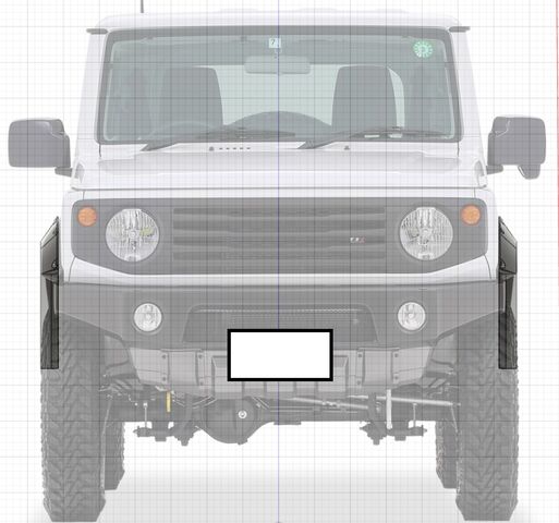 3D オーダーページ 3DCAD F社JB64ジムニー用パーツをつくる（4） : ケイOffice