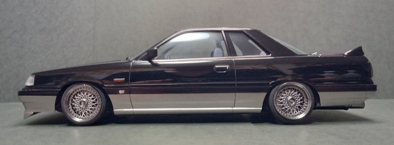 3DCAD ハセガワ製R31GTS-R用ローダウンパーツを作る（完成）他 : ケイ