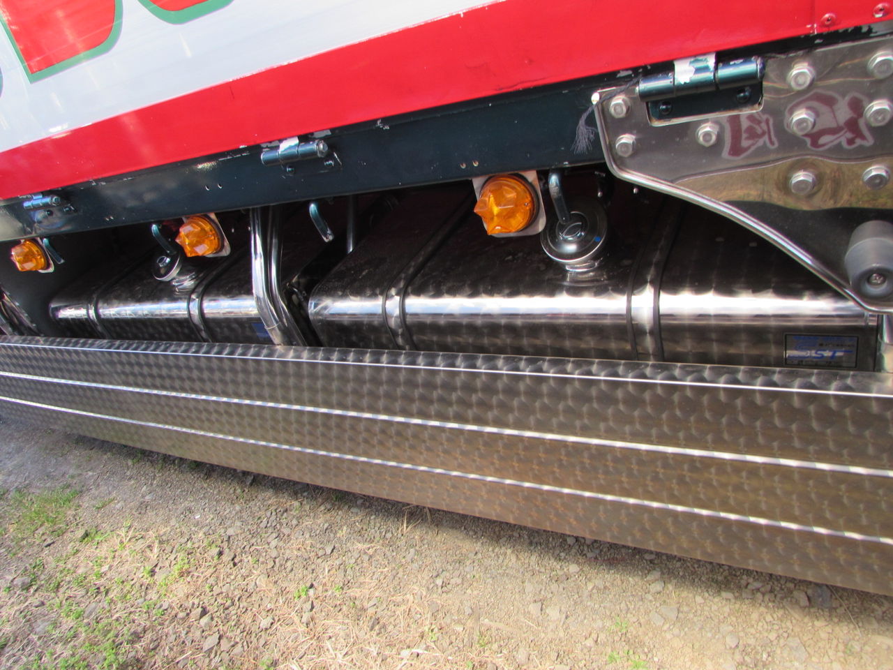 ウロコ サイドバンパーセット ステンレス 汎用 レトロ デコトラ