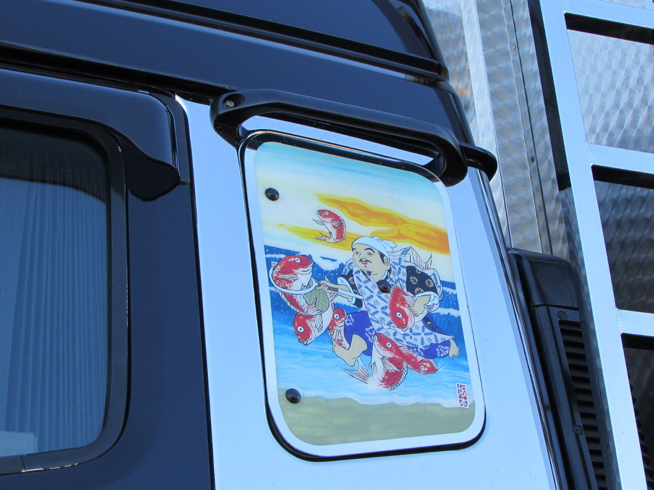 スーパーグレート用 サイドベット窓 七福神03