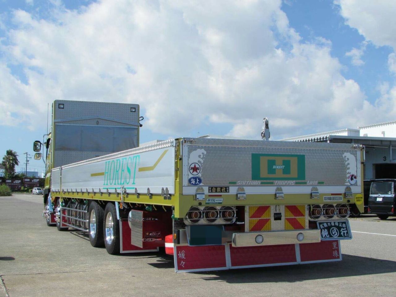 新品 デコトラ レトロ リアバンパー