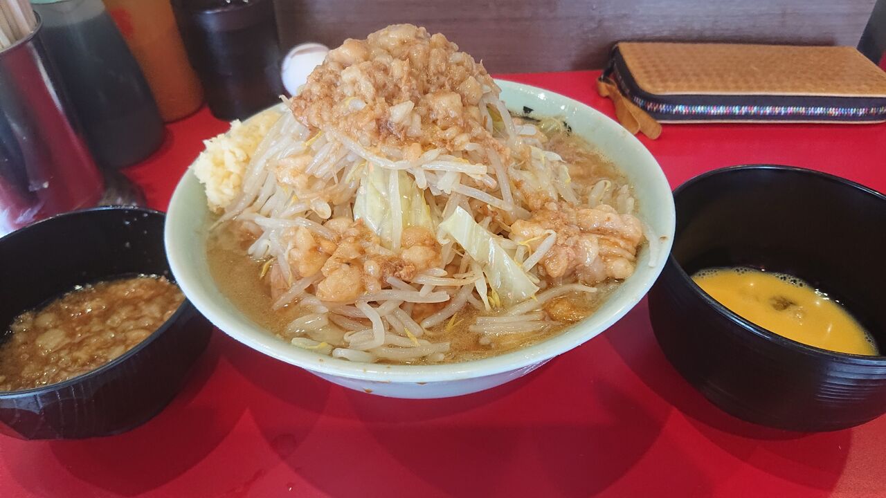 岡山にある二郎系 富士丸らーめん 岡山市北区野田屋町 らーめん きずな おでかけランチ らーめん満喫blog