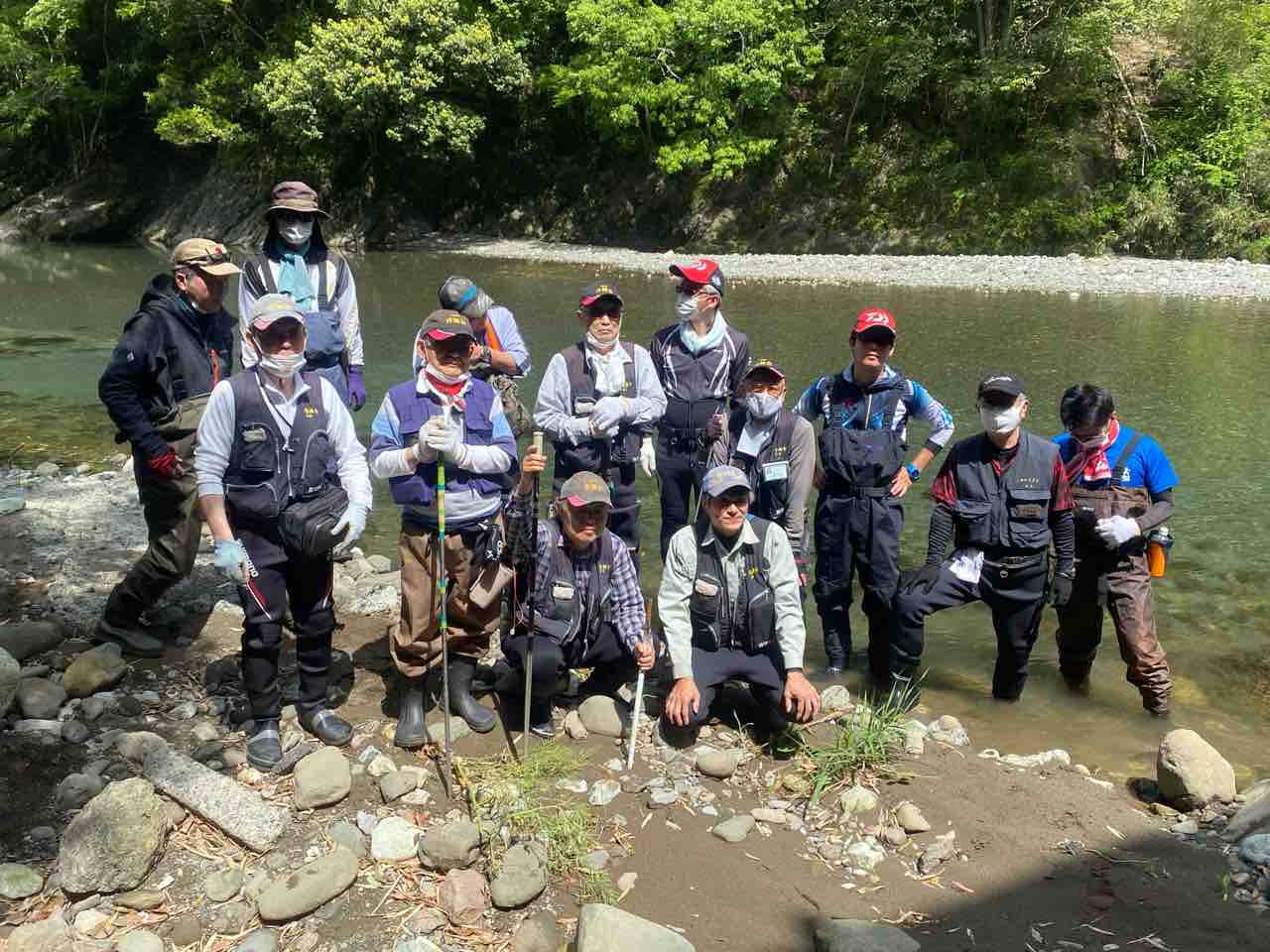 興津川 鮎釣り情報 5月9日 川掃除 てっちゃんの釣り日記 興津川 鮎釣り情報 5月9日 川掃除 てっちゃんの釣り日記