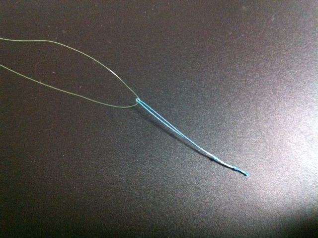 鮎釣り準備 その7 天上糸 てっちゃんの釣り日記 鮎釣り準備 その7 天上糸 てっちゃんの釣り日記