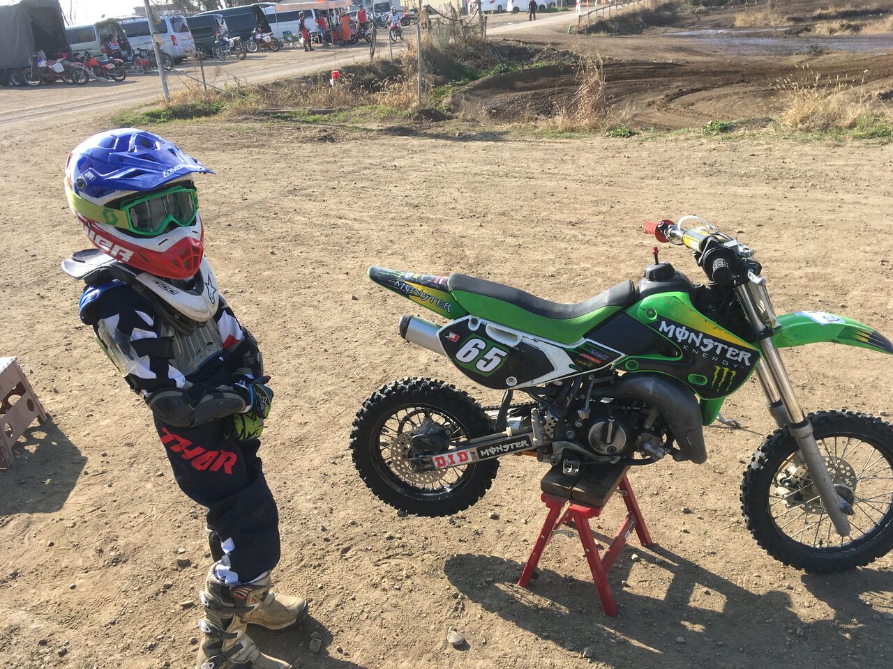 ひっさびさオフビレに練習 モトクロス Kazuponkunの泥んこレース参戦記