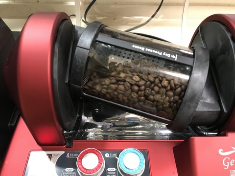 GeneCafe焙煎中