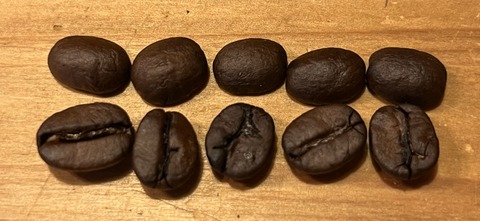 SQ_French_焙煎豆の様子