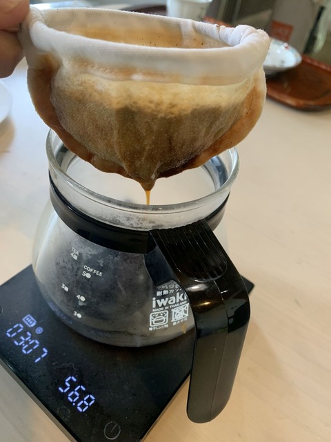 美美のマンデリン抽出中2