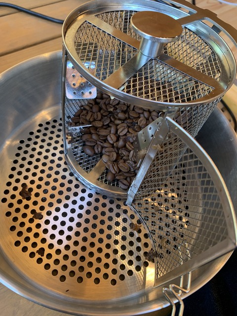 SandBox焙煎豆冷却