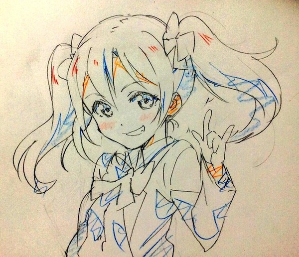 画像大量 ラブライブ アニメーター 本田敬一氏のm S落書きイラストが美しくて素晴らしすぎる
