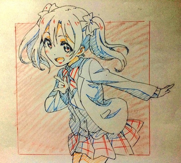 画像大量 ラブライブ アニメーター 本田敬一氏のm S落書きイラストが美しくて素晴らしすぎる