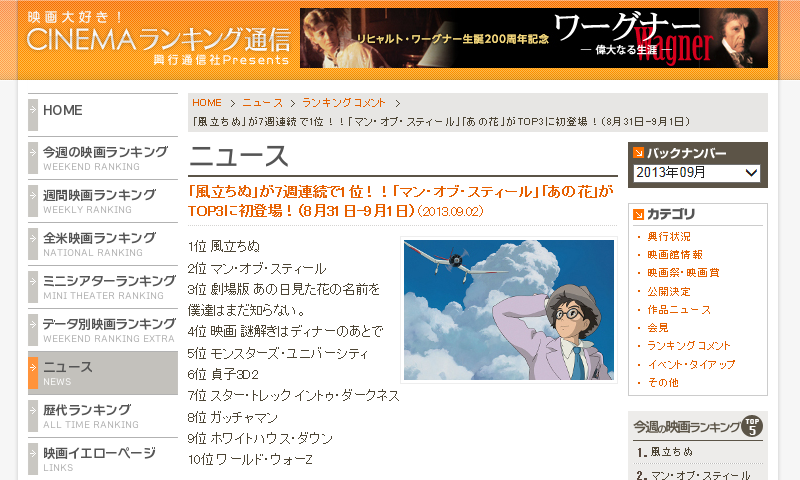 劇場版 あの日見た花の名前を僕達はまだ知らない 土日2日間で動員16万1225人 興収は1億9817万円 深夜アニメ映画初動歴代2位を記録
