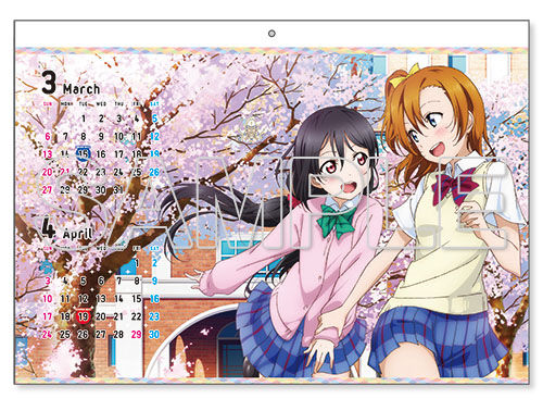 ラブライブ 16年壁掛けカレンダーが登場 本日より予約開始 公式