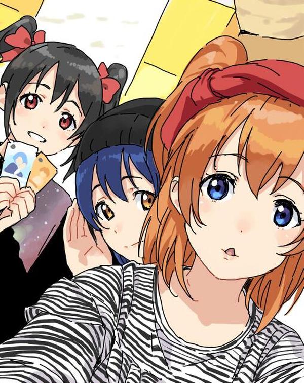 ラブライブ 実写版m ｓのポーズを二次元化したら想像以上に可愛かったｗｗｗｗｗｗ