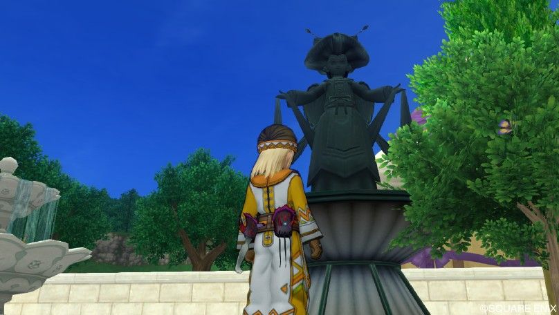 庭具の種族像を設置してみた ｄｑ10 ある冒険者のとある記憶