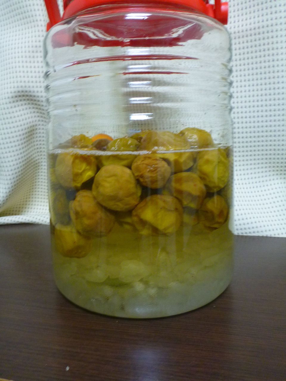 梅と氷砂糖だけでとっても簡単 梅シロップ を作ってみた 伊豆で自然と暮らしたい