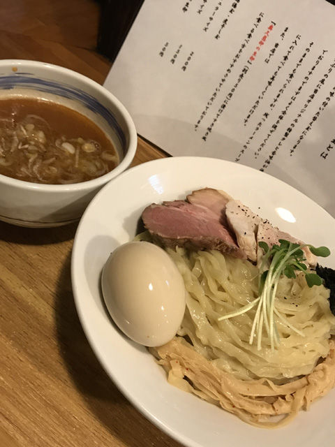 中華蕎麦はざま　特製つけそば