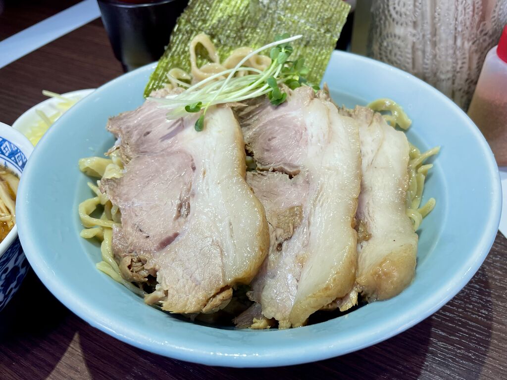 ラーメン富士丸、ブタメンつけ麺と針しょうが : カズミナ麺らいふ