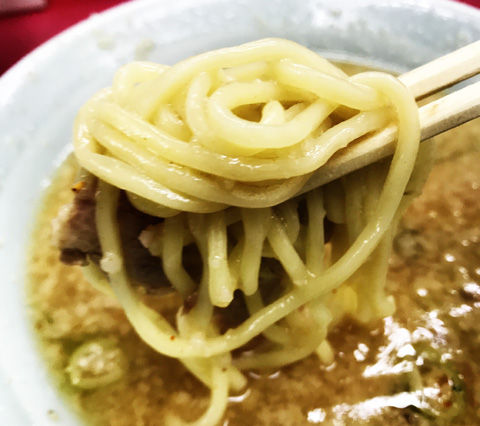 日本一のラーメンショップのつけ麺もコテコテ