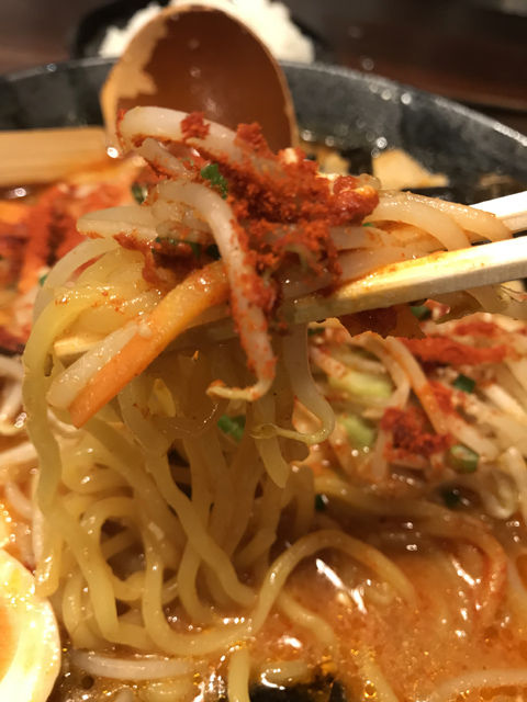 寒い夜の辛味噌タンメン(二代目てらっちょ・牛久店)