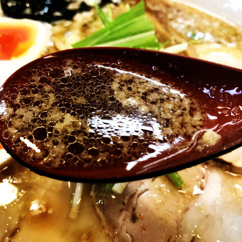 太麺もちもち煮干し醤油、らーめん一芯(白井市)