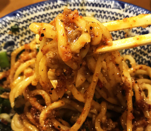 麺やまだ平日夜限定の台湾まぜそば