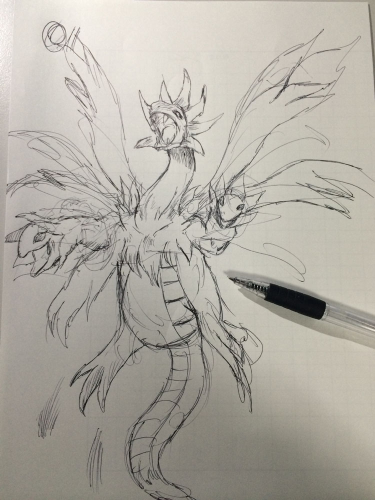 ポケモンのサザンドラ かずみなろぐ