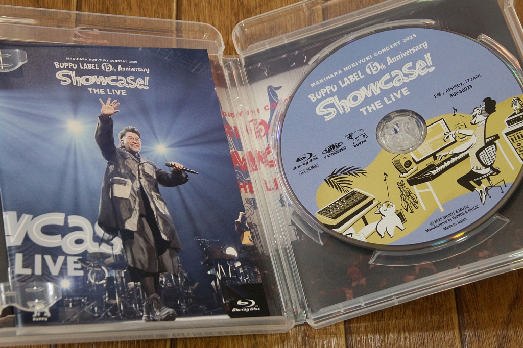 VAIOちゃんのよもやまブログ:Blu-ray 槇原敬之 コンサート 2025 Showcase! THE LIVE