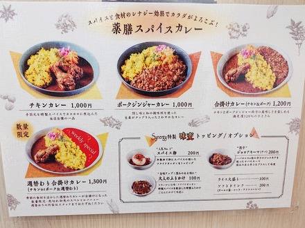 Spices Curry Synergy ÃæÌîŹ ¥á¥Ë¥å¡¼