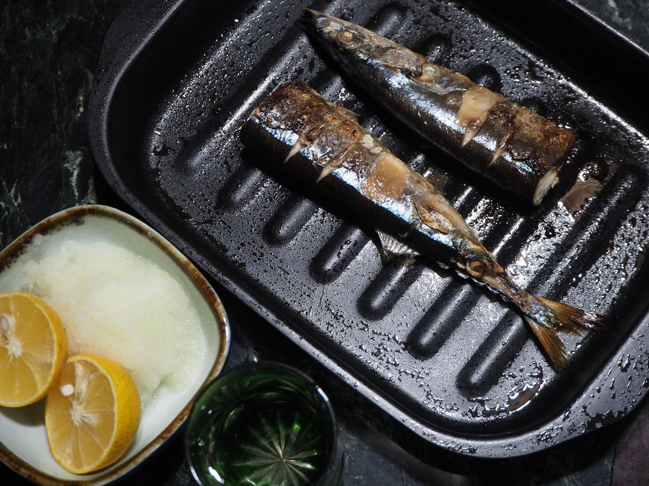 グリルパン レポート さんまを焼く ログハウスに住み 料理 野菜 家具作り