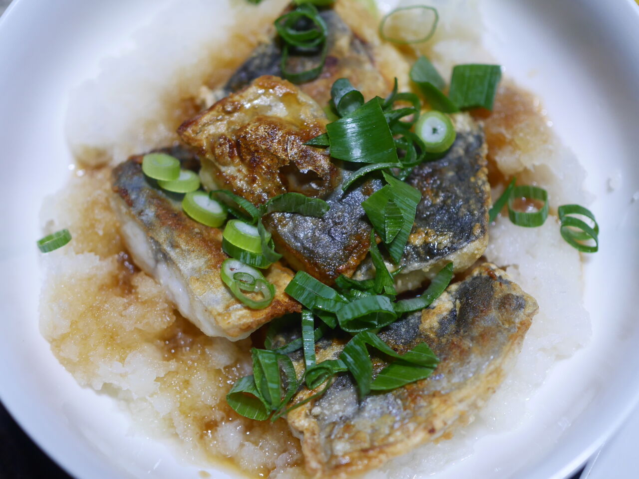 サゴシの みぞれ揚げ出し ログハウスに住み 料理 野菜 家具作り サゴシの みぞれ揚げ出し ログハウスに住み 料理 野菜 家具作り