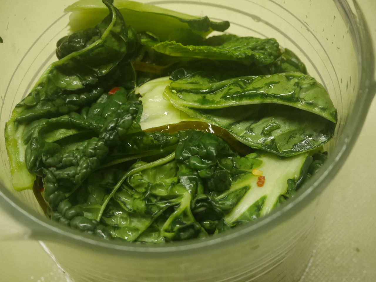 ビタミン菜の塩漬けは ログハウスに住み 料理 野菜 家具作り