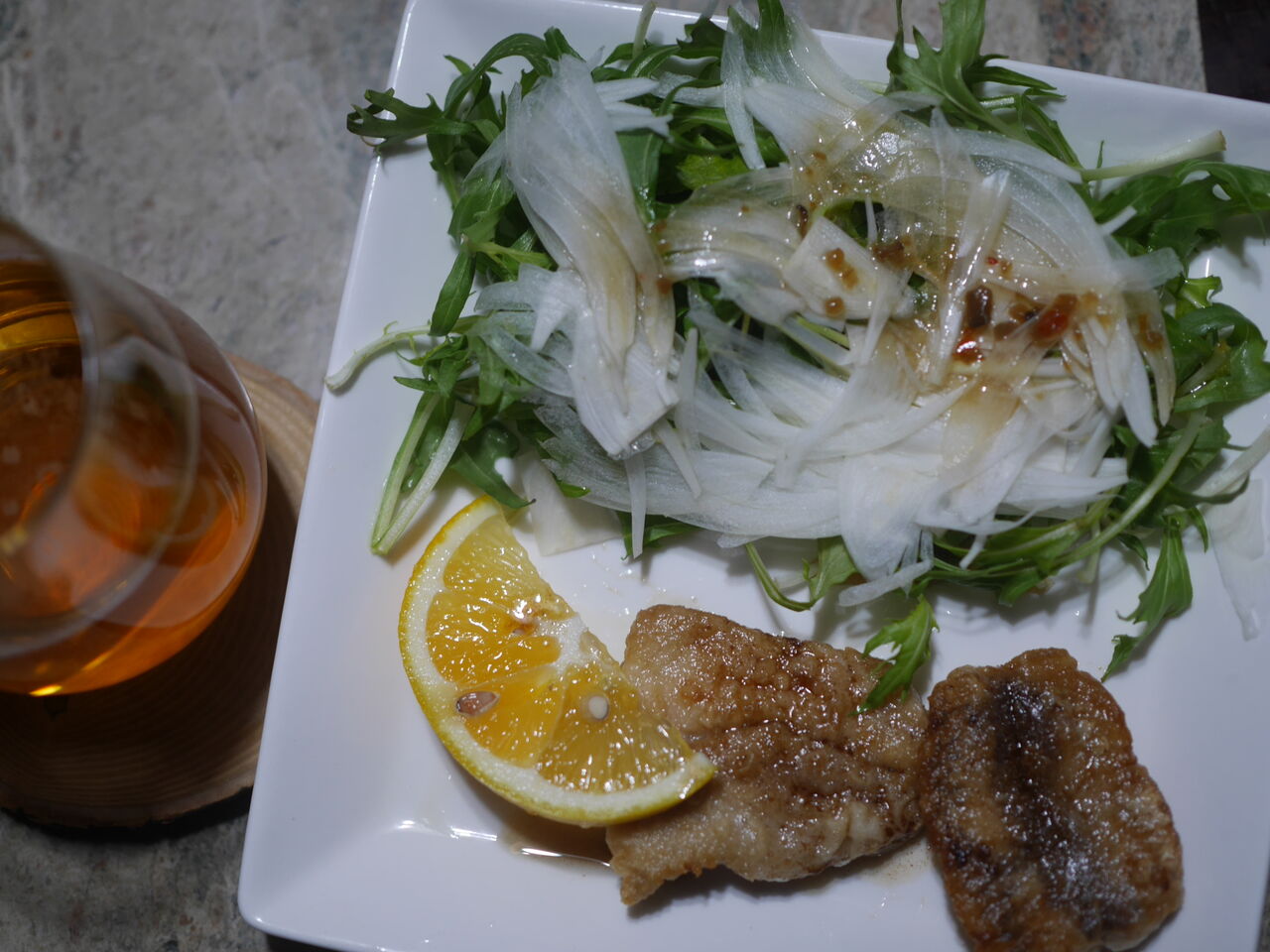 解凍したトビウオでムニエル ログハウスに住み 料理 野菜 家具作り 解凍したトビウオでムニエル ログハウスに住み 料理 野菜 家具作り