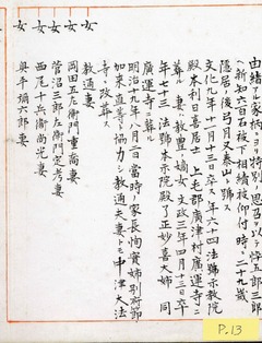 大久保家系図：p-13