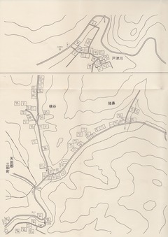 ［昭和50年現在住宅図-5］戸津川・横谷・猪鼻