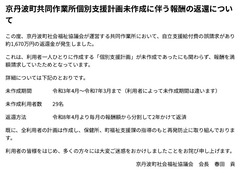 京丹波町共同作業所個別支援計画未作成