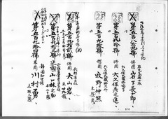 116-［本官勘合帳　外国官一号］原本：第559号～第614号