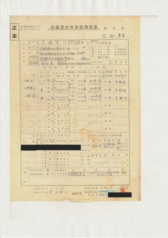 03引揚者在外事実票　小野又一