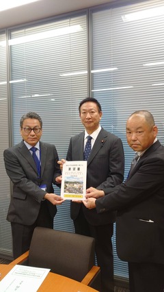 京丹波町と福知山市が国道9号線関係の要望