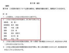 さわやかライフ役員名簿2005年08月24日