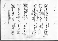 59-［本官勘合帳　外国官一号］原本：第208号～第258号