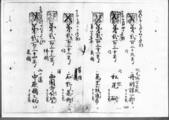 55-［本官勘合帳　外国官一号］原本：第208号～第258号