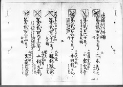 61-［本官勘合帳　外国官一号］原本：第259号～第318号