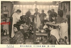 11-1東京一流　新橋　桑島千代　髪結場の光景