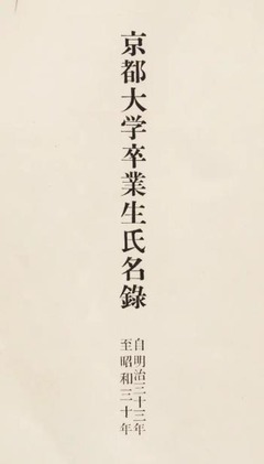 p4【京都大学卒業生氏名録】1956